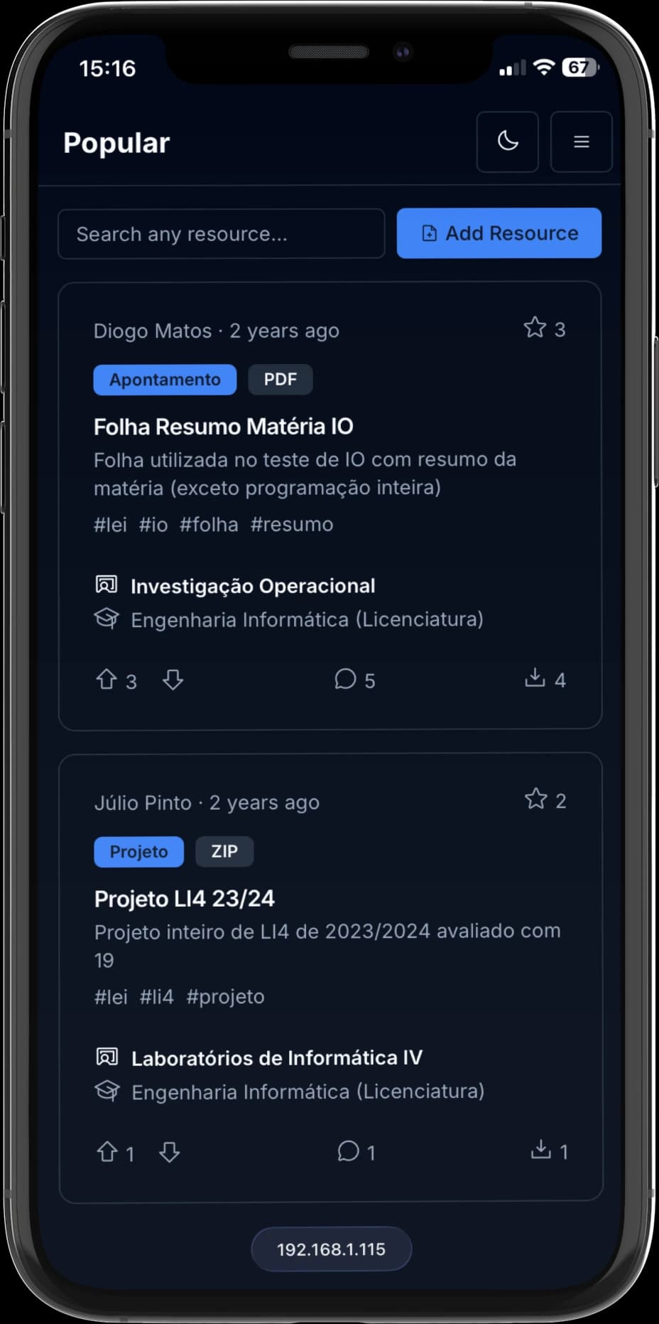 UniShare Platform on Mobile