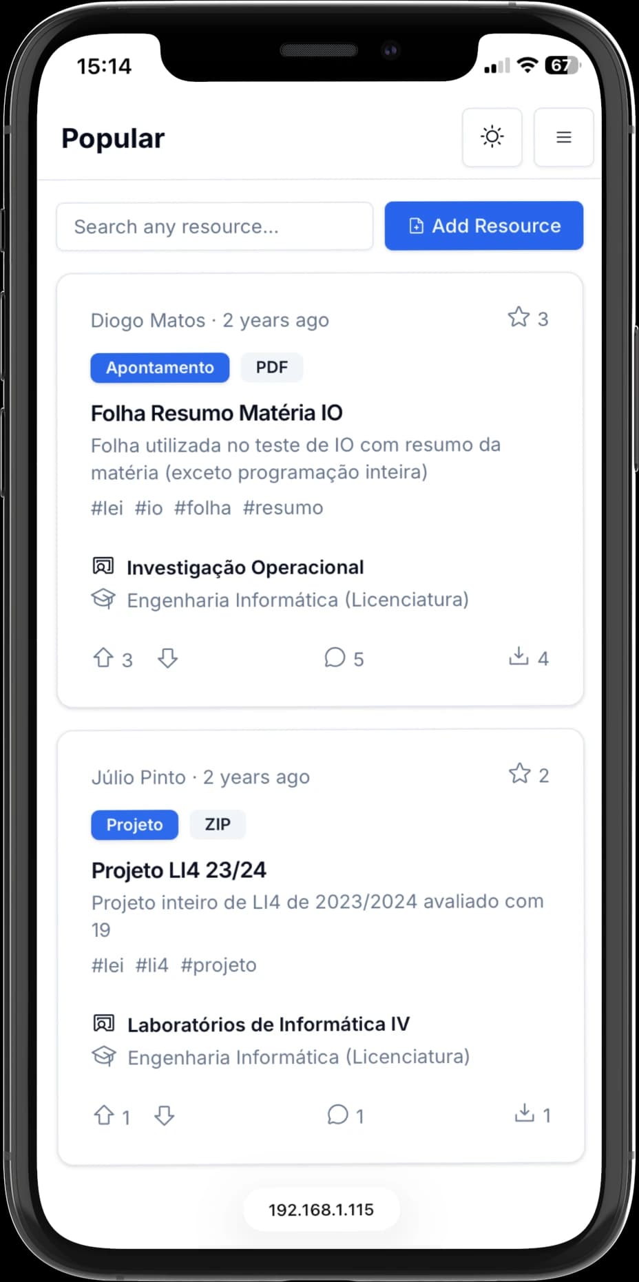 UniShare Platform on Mobile