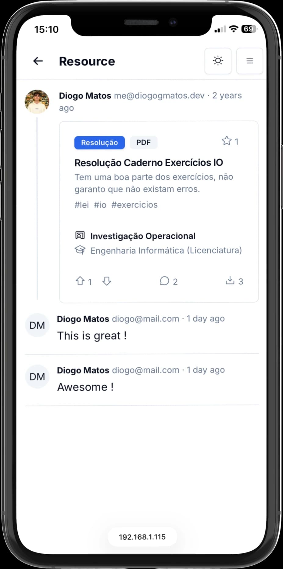 UniShare Platform on Mobile